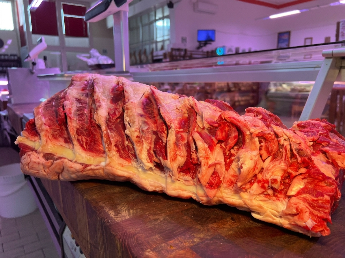 Costata su tagliere — Macelleria L'Abruzzese